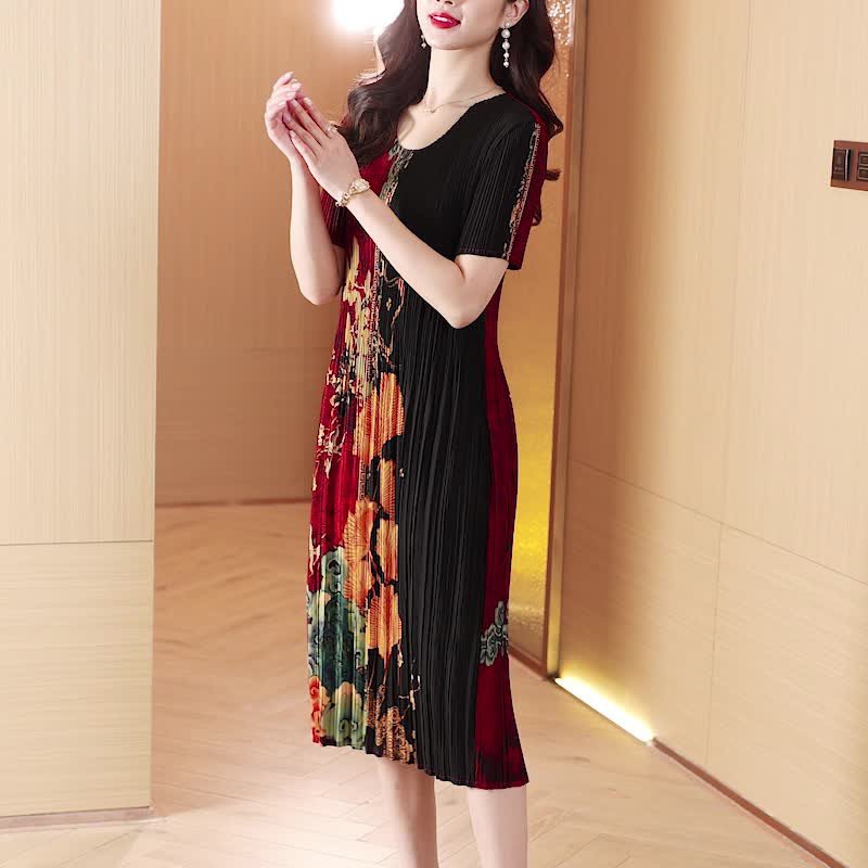 ĐẦM LUA HOẠ TIẾT DẬP LY CAO CẤP D183